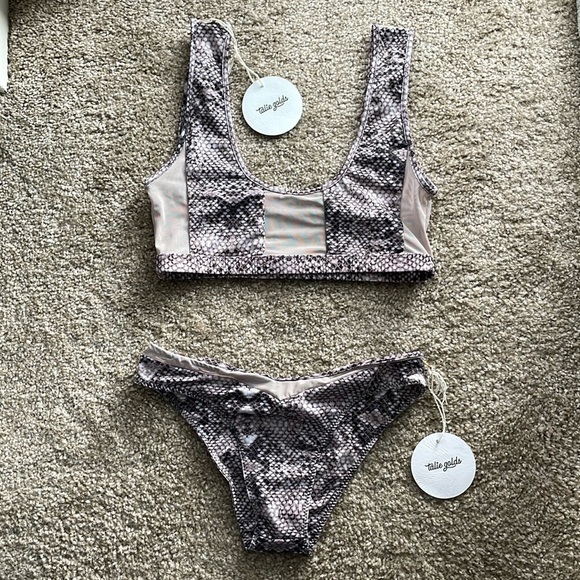 NWT Talie Golds Snakeskin Print Bikini - Picture 1 of 8